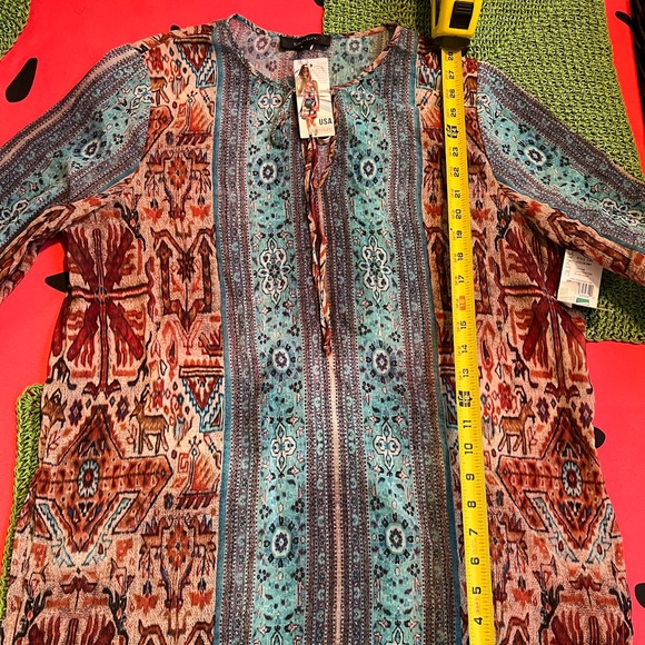 🛍🛍 NWT KAREN KANE SHEER TUNIC TOP 🛍🛍 - Picture 8 of 8